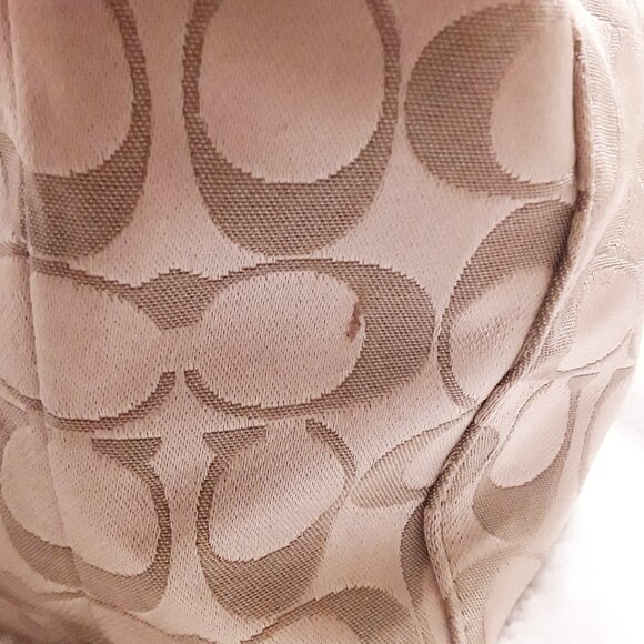 Coach Ashley Signature Satchel Brown Handbag - Picture 11 of 14